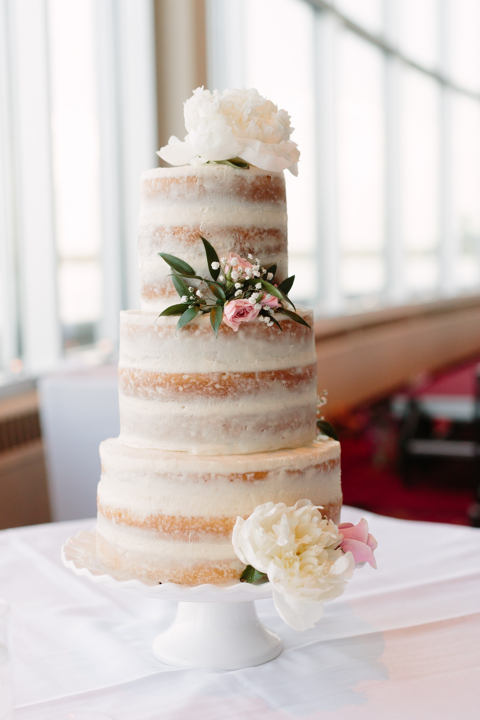 Naked Wedding Cake - Sweet Smorgasbord